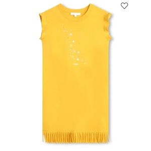 Chloé Kids graphic-print organic cotton dress size 12 new with tags